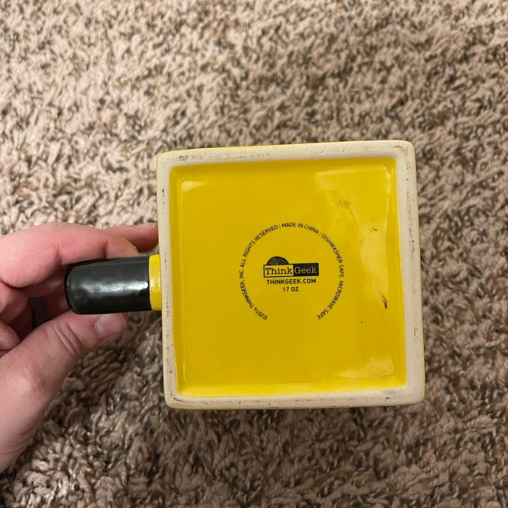 Think Geek Mario Mystery Power Up Box Ceramic Coffee Mug - Picture 6 of 7